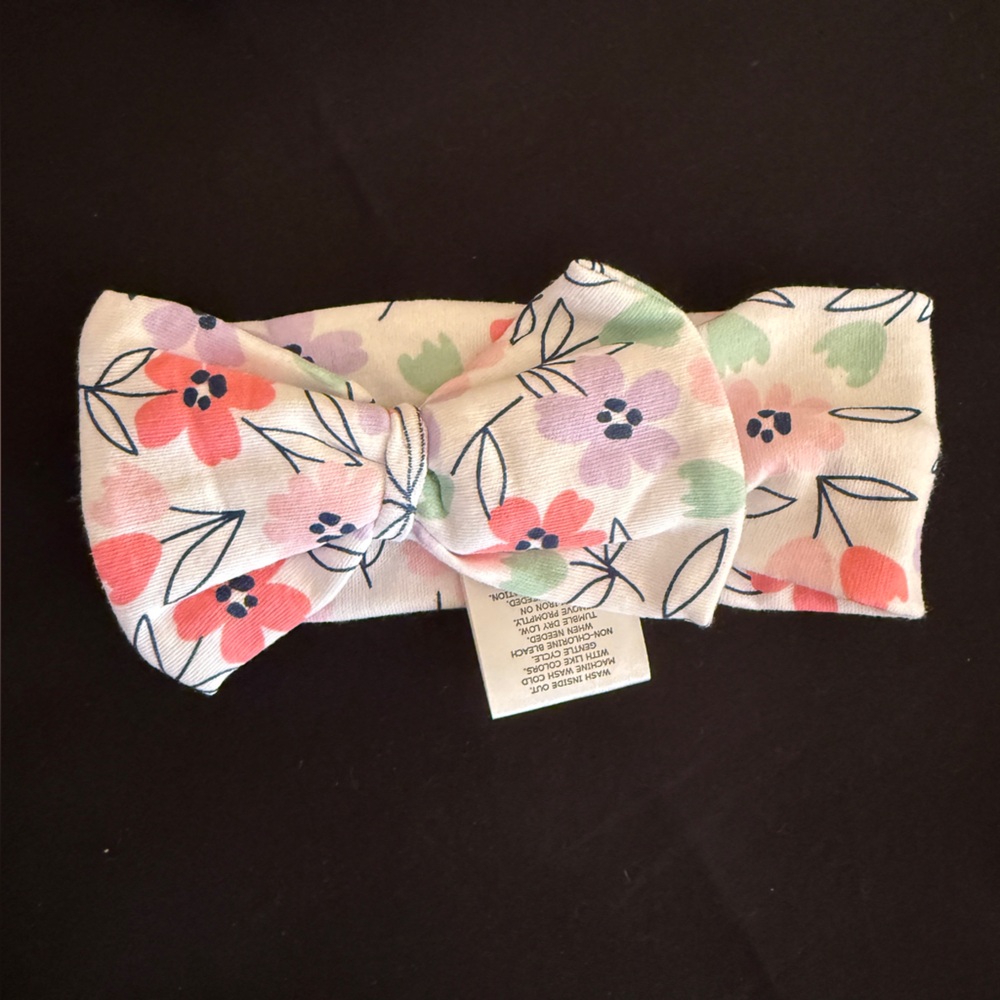 Duck Duck Baby Floral Dress Romper with Bow headband Bodysuit Size 6-9Months NWT - Picture 7 of 7